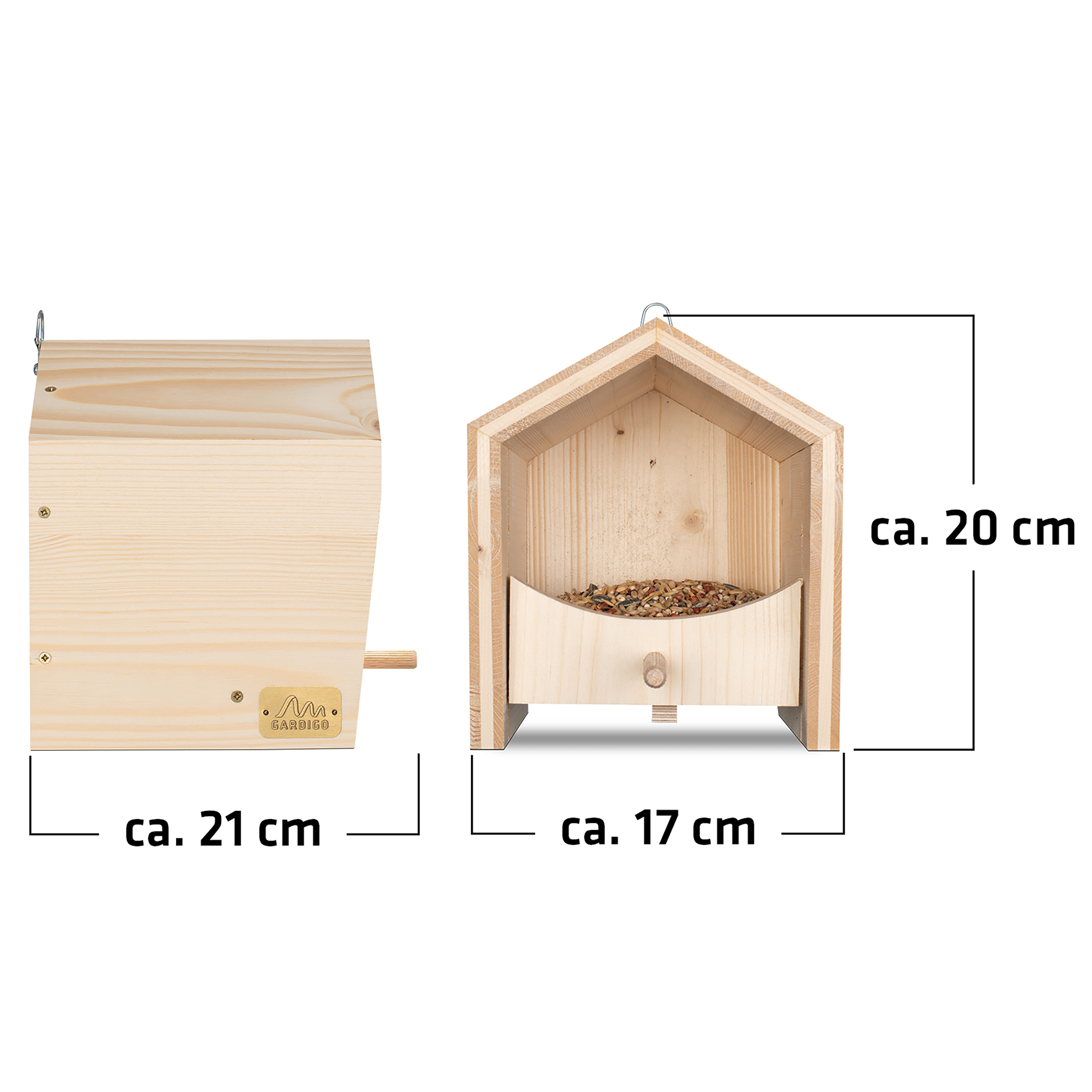 vogelfutterhau-abmessungen-92450 Die Abmessungen des Vogelfutterhauses