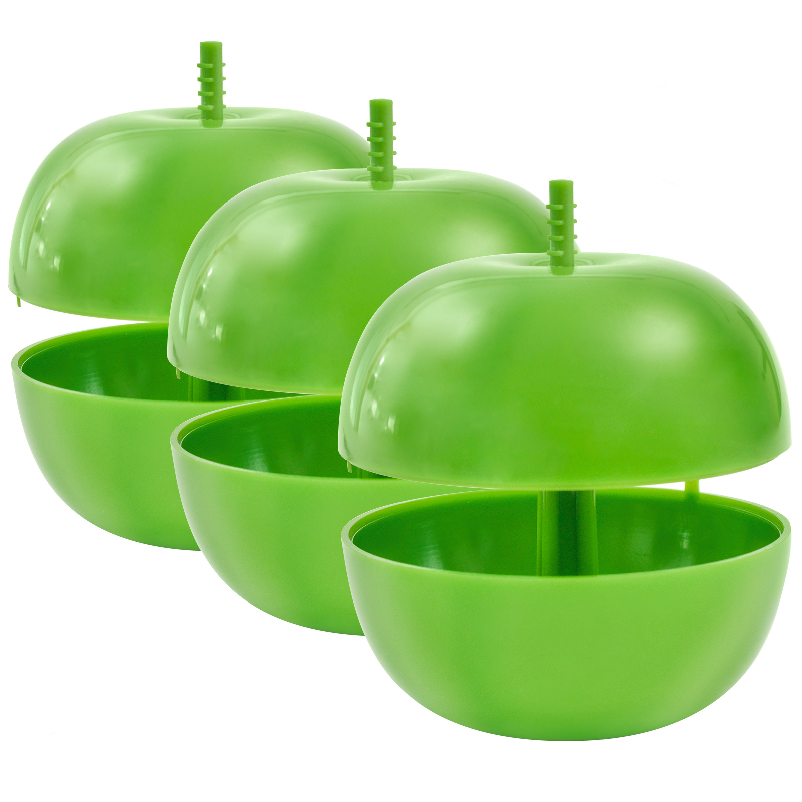 666633-Fruchtfliegen-Falle-Apfel-3er-Set-gegen-Obstfliegen-Taufliegen Fruchtfliegen-Falle Apfel, 3er-Set – die dekorative & nützliche Falle gegen Obstfliegen von Gardigo