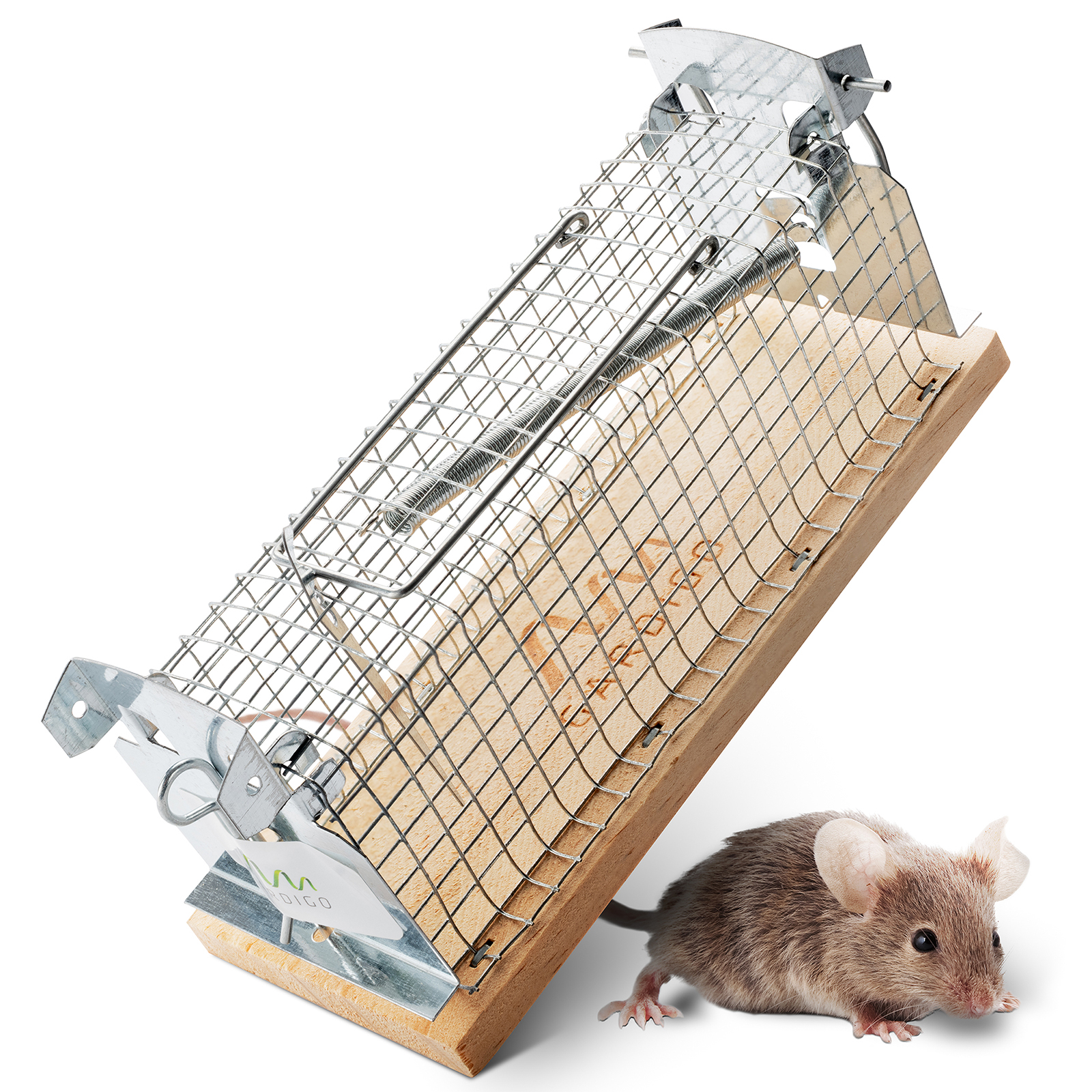 maus-lebendfalle-kaefig-gardigo-62351 Mause-Lebendfalle Käfig – die immer wieder verwendbare Käfig-Mausefalle von GARDIGO