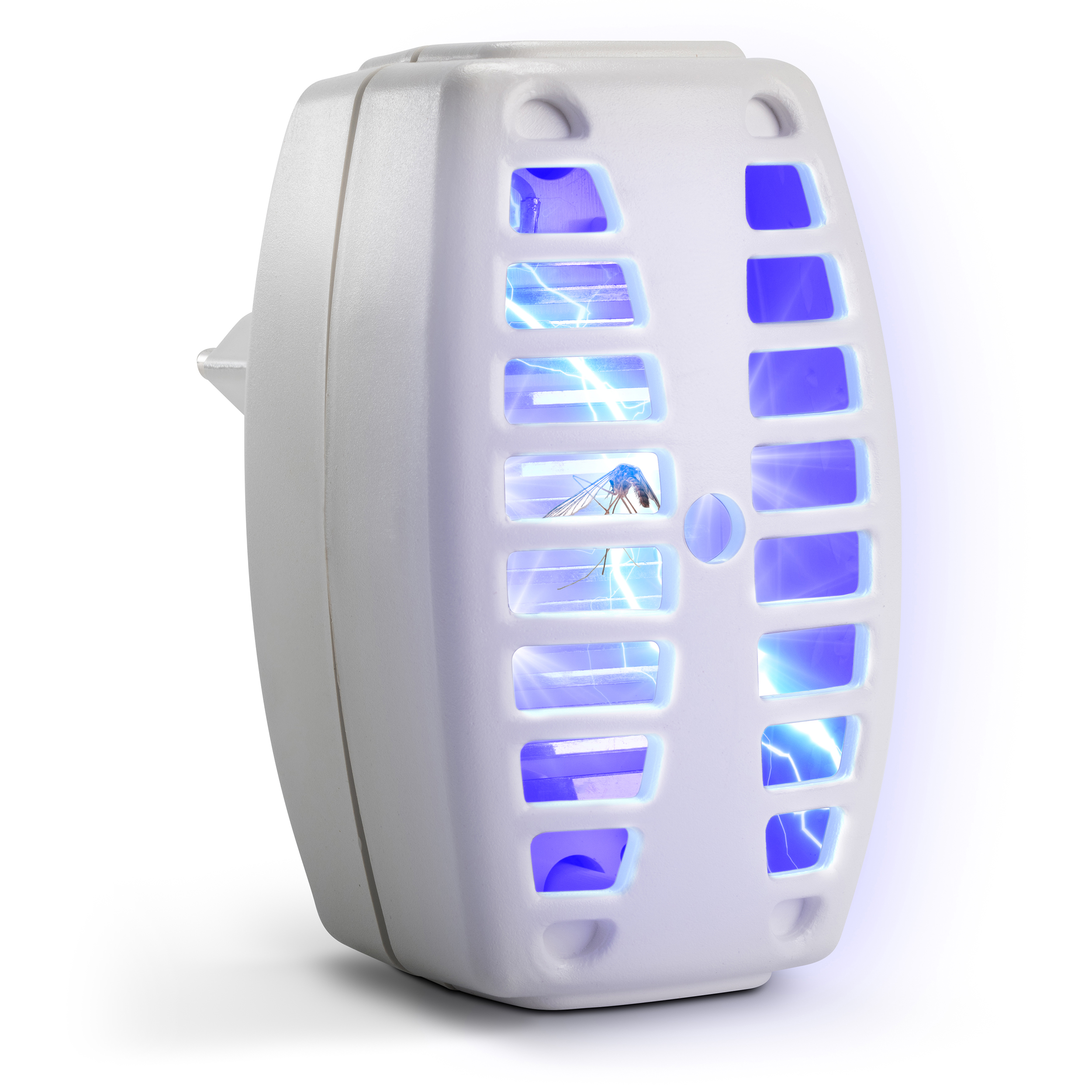 Mückenstecker mit UV-Licht & Hochspannung Insektenvernichter-Stecker – Mückenstecker ohne Gift!