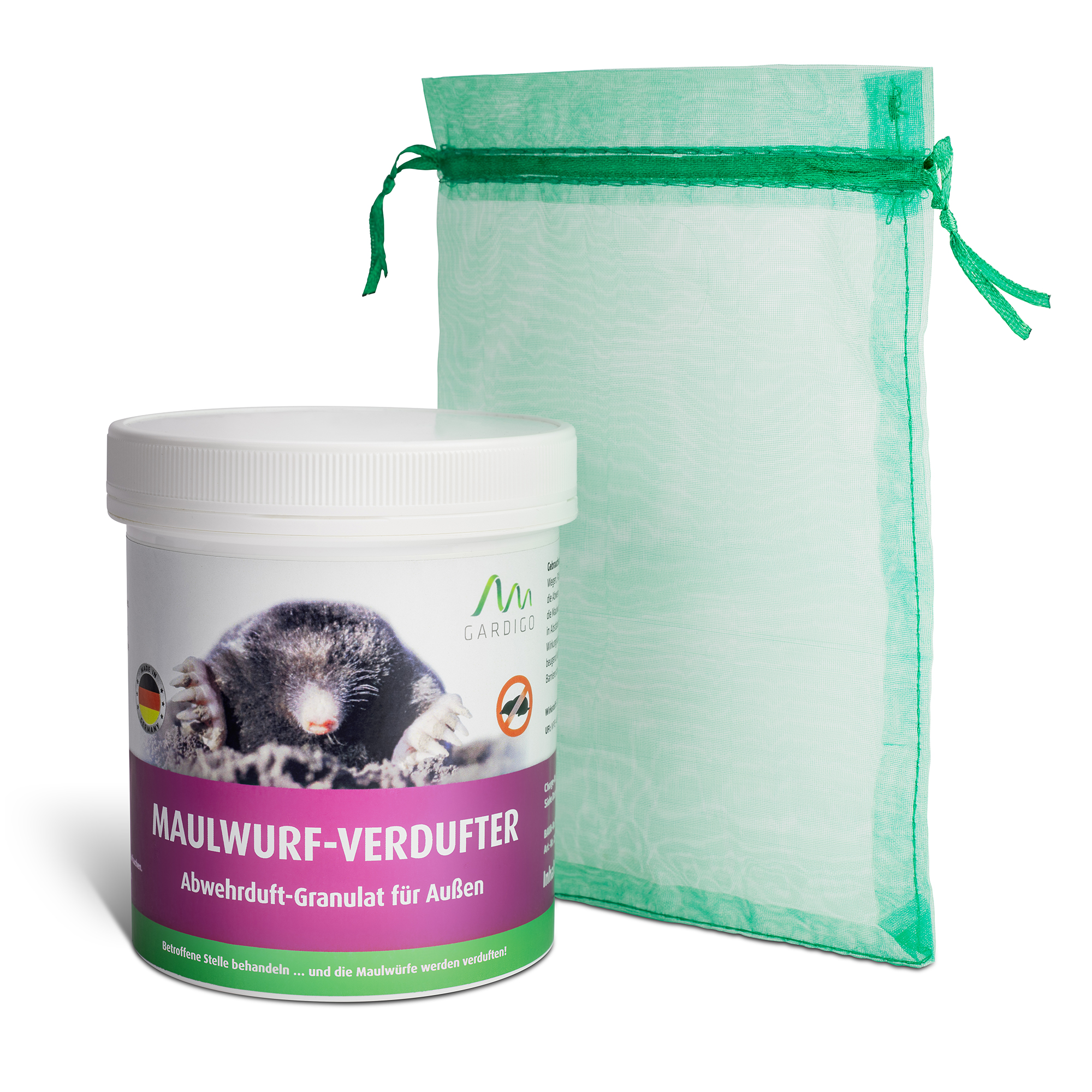 25125_Produktbild_1_72dpi_rgb Das Maulwurf-Verdufter-Granulat von GARDIGO – Maulwurf vertreiben mit Geruch