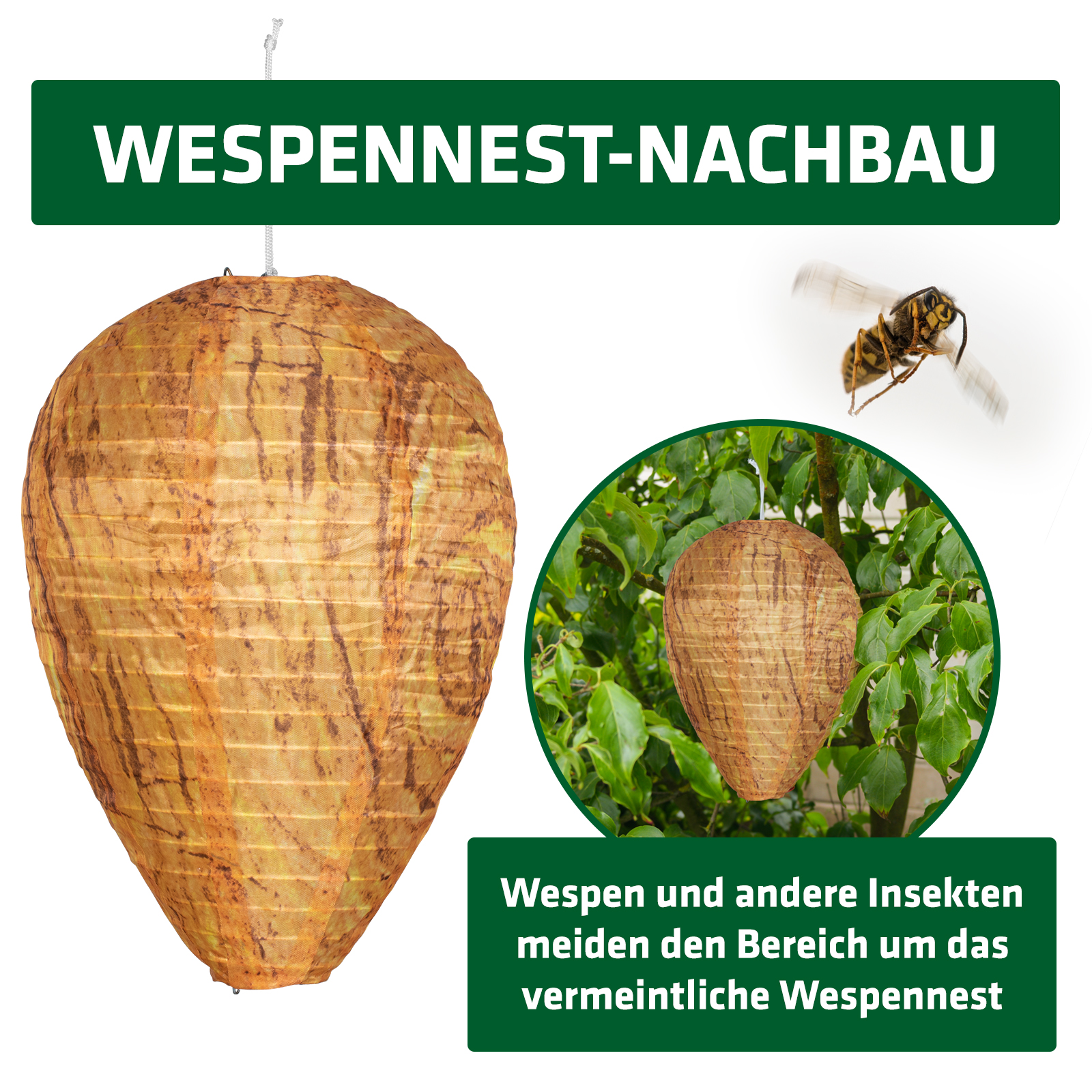 wespen-vertreiben-nest-nachbau-666672 Echten Nestern vorbeugen und Wespen vertreiben mit dem Wespennest-Nachbau von GARDIGO!