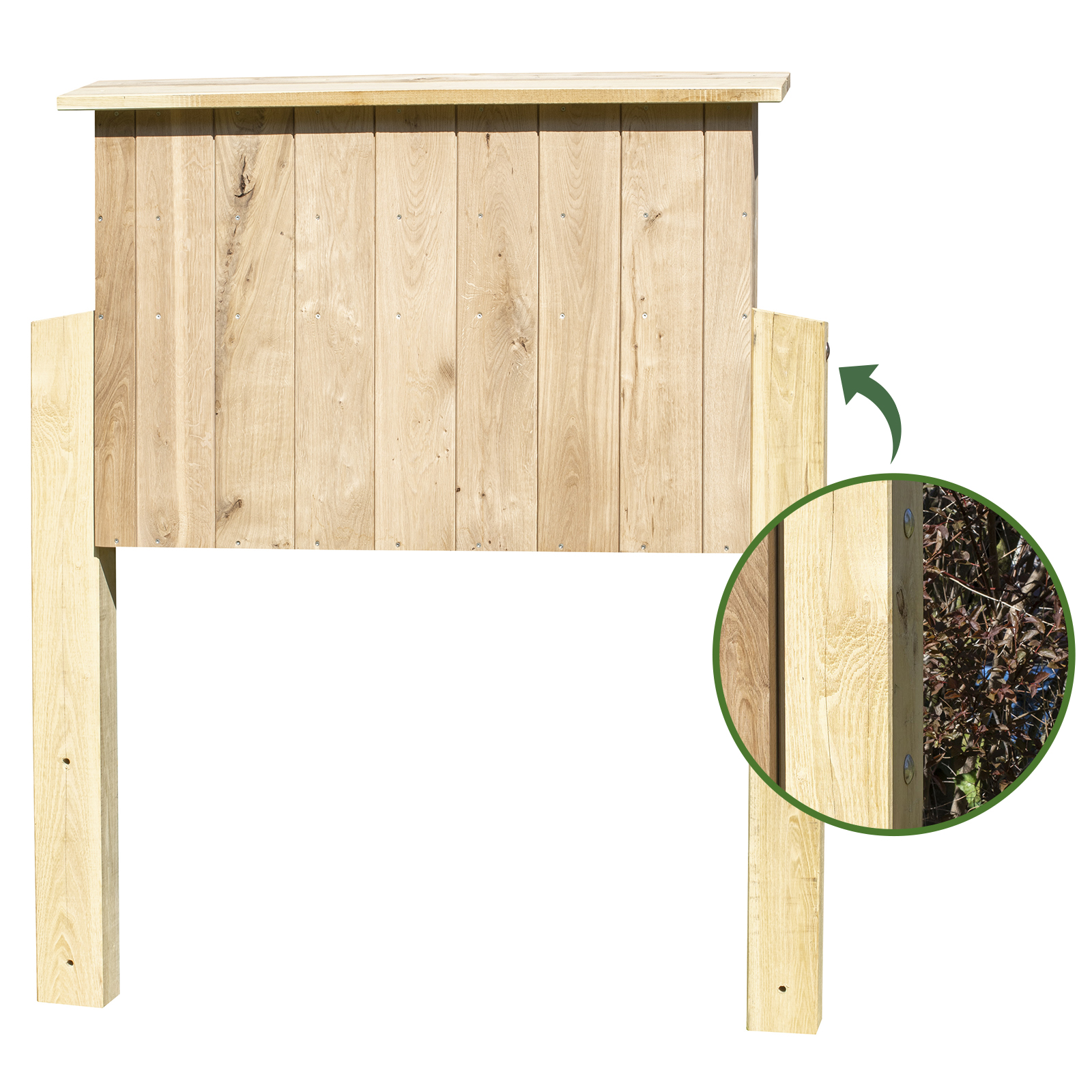 92306-Insektenhotel-Premium-robust-riesiga3kcWC3IMBEvd Das Hotel ist äußerst robust und stabil, da nur hochwertige Materialien, wie Eichenmassivholz und Edelstahlschrauben, verwendet wurden.
