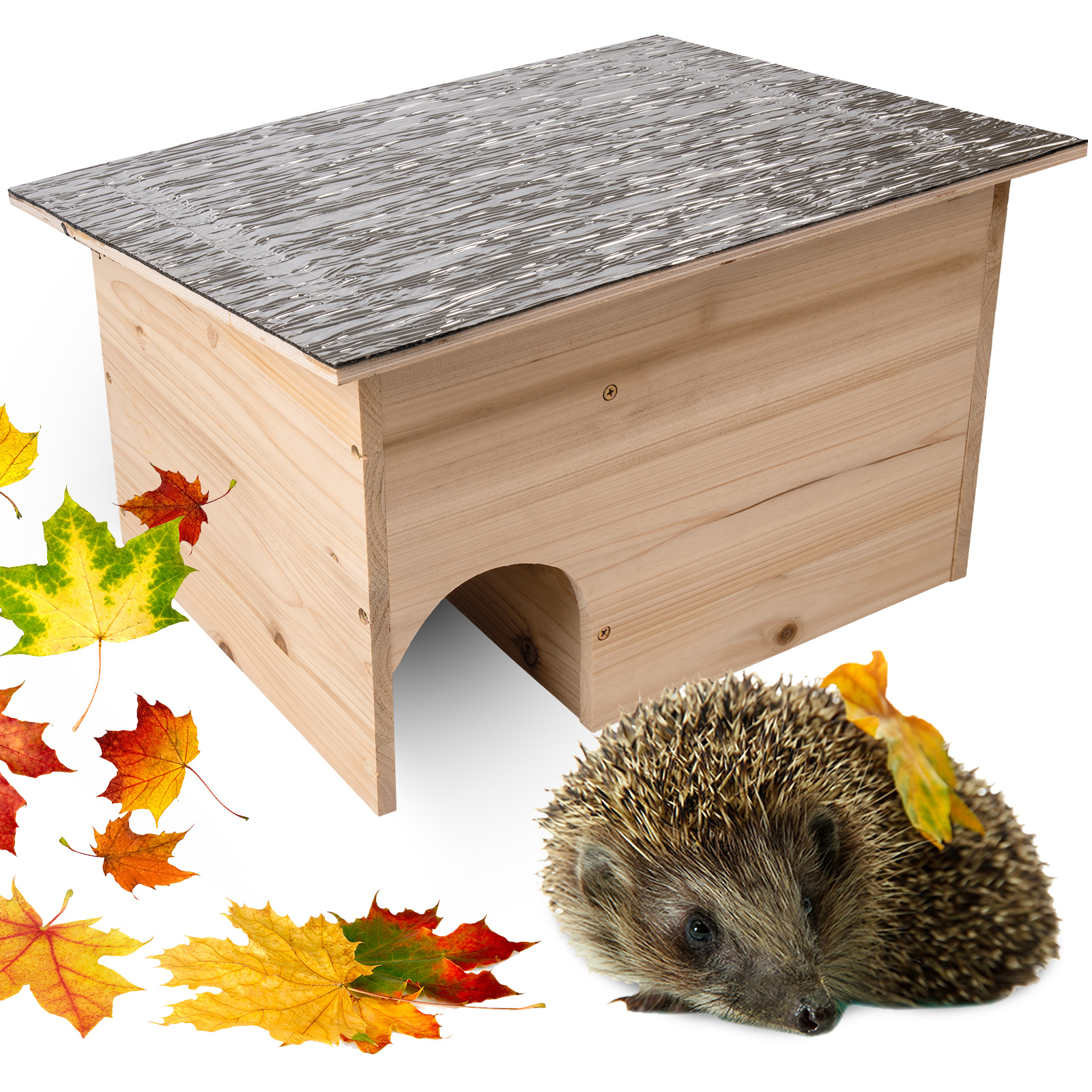90568-Igelhaus-Bausatz-DIY-mit-Igel-und-Laubbioy8BdAvvFfb Igelhaus Bausatz DIY – das Igelhaus zum selbst Zusammenbauen und aus Holz von GARDIGO