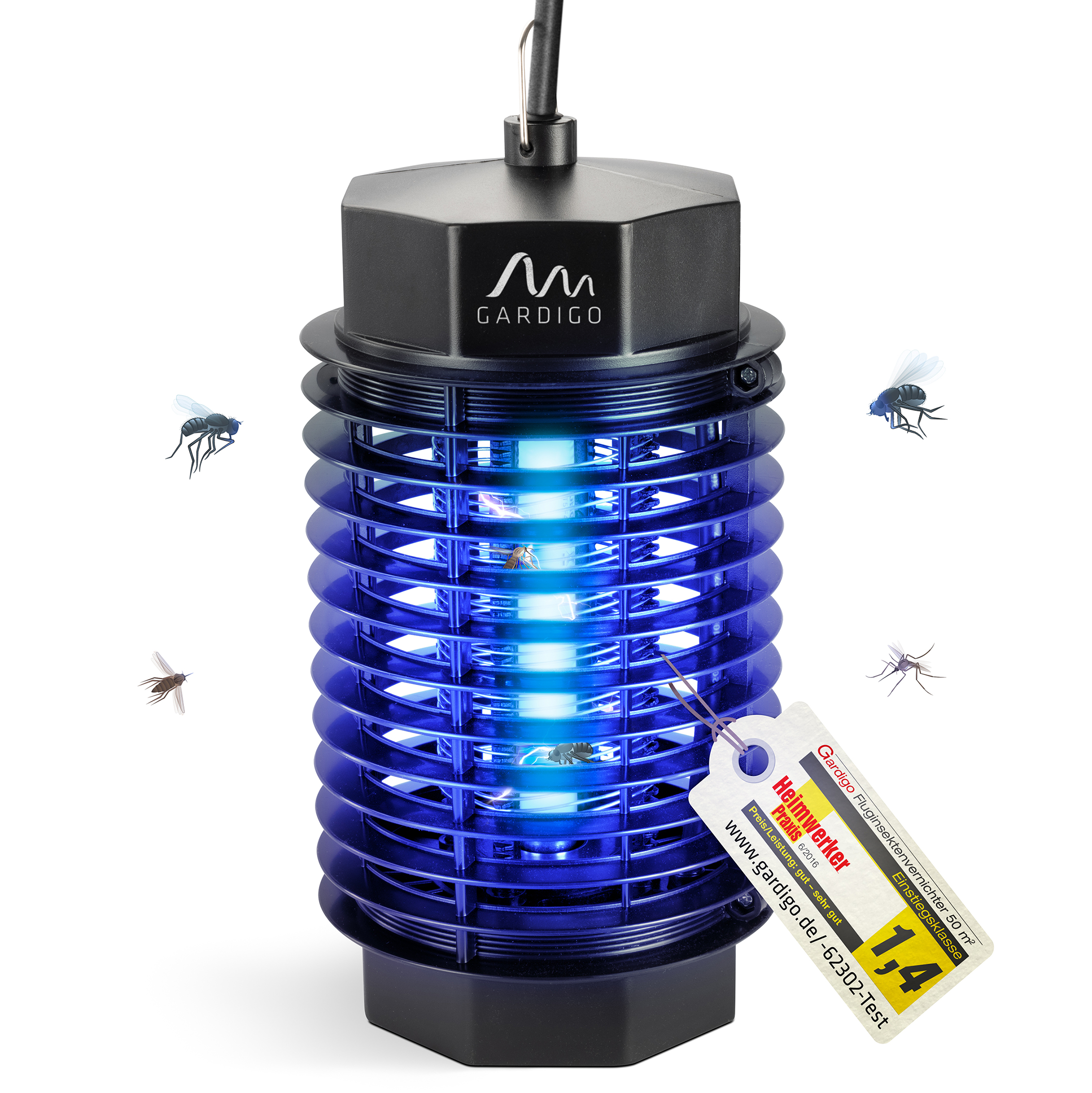 Fluginsekten-Vernichter 50m² mit UV-Licht | Mückenvernichter Fluginsekten-Vernichter 50m² mit UV-Licht | Mückenvernichter