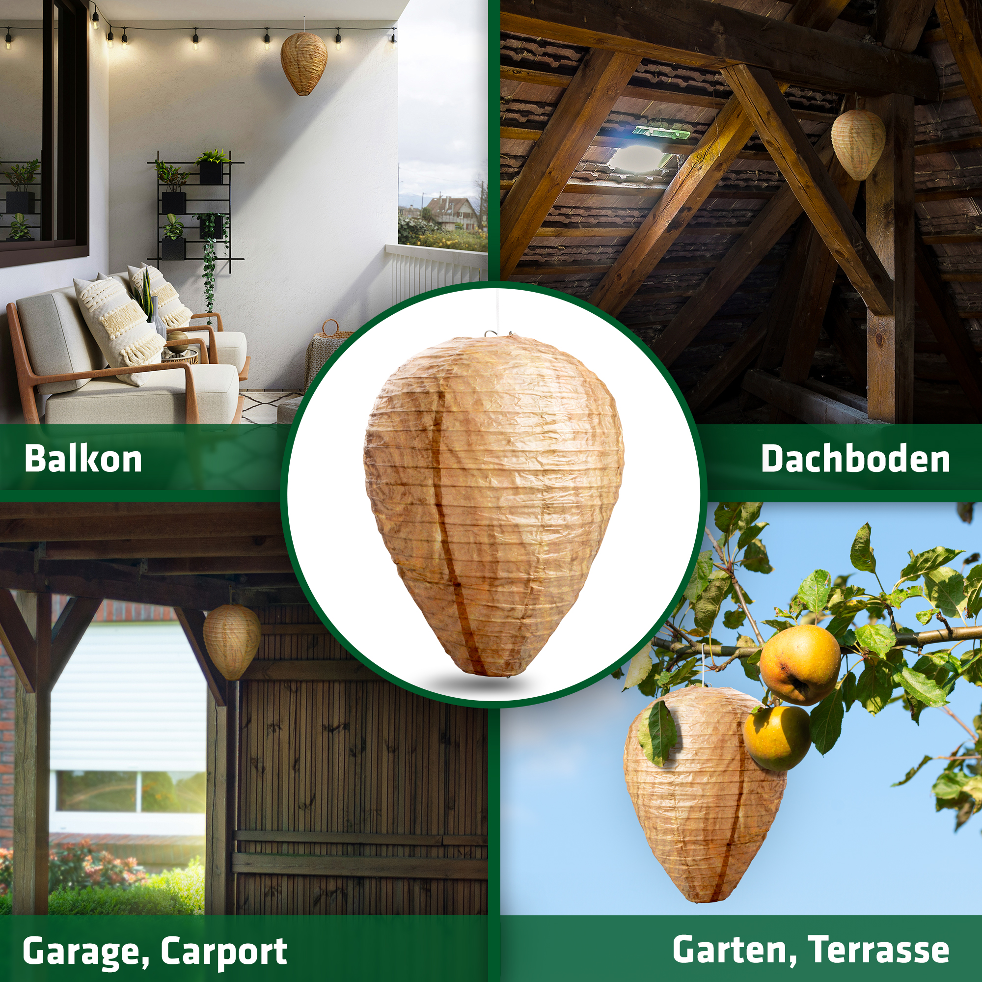 kuenstliches-wespennest-dachboden-666612 Einsatzorte des künstlichen Wespennests: Dachboden, Balkon etc.