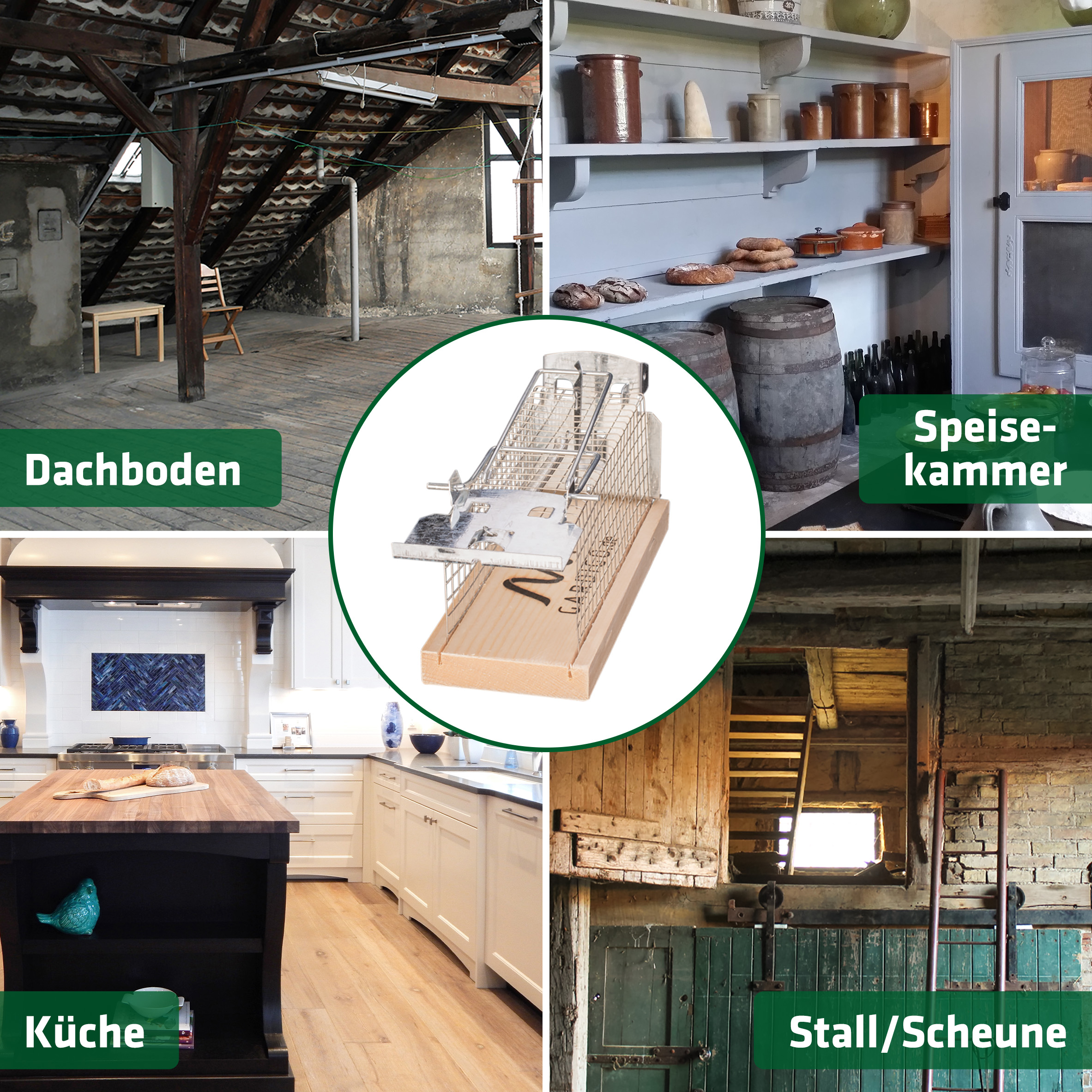 Mögliche Einsatzorte rund ums Haus gibt es viele. 