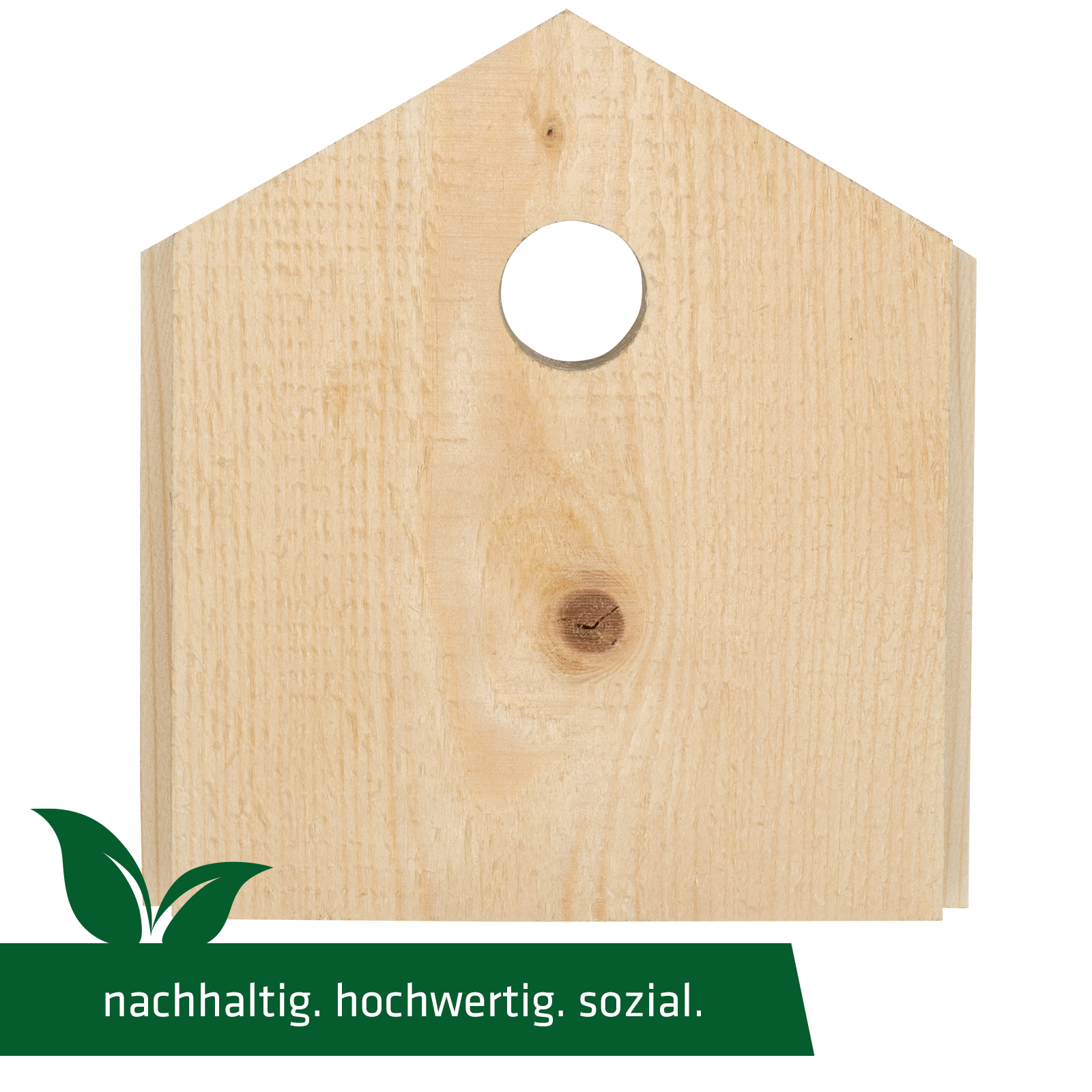 92101-frontblende-meisen-nachhaltig-hochwertig-sozial Die Blende wird aus Massivholz in einer sozialen Einrichtung gefertigt.