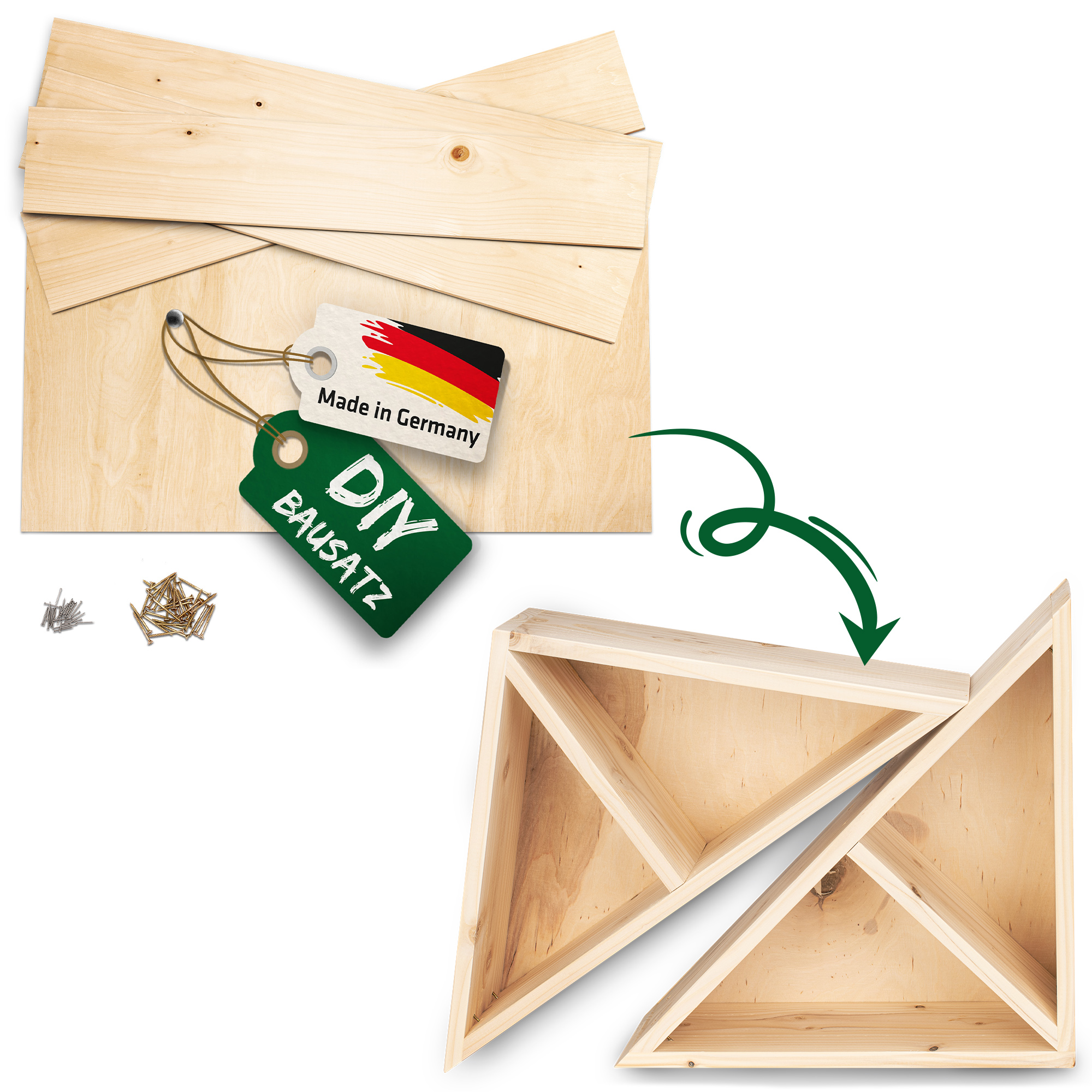 92462-Kreativ-Bausatz-Fichte-terrasse-balkon Mit dem Kreativ-Bausatz Fichte baust Du nicht irgendein Insektenhotel zusammen: Du designst Dein eigenes!