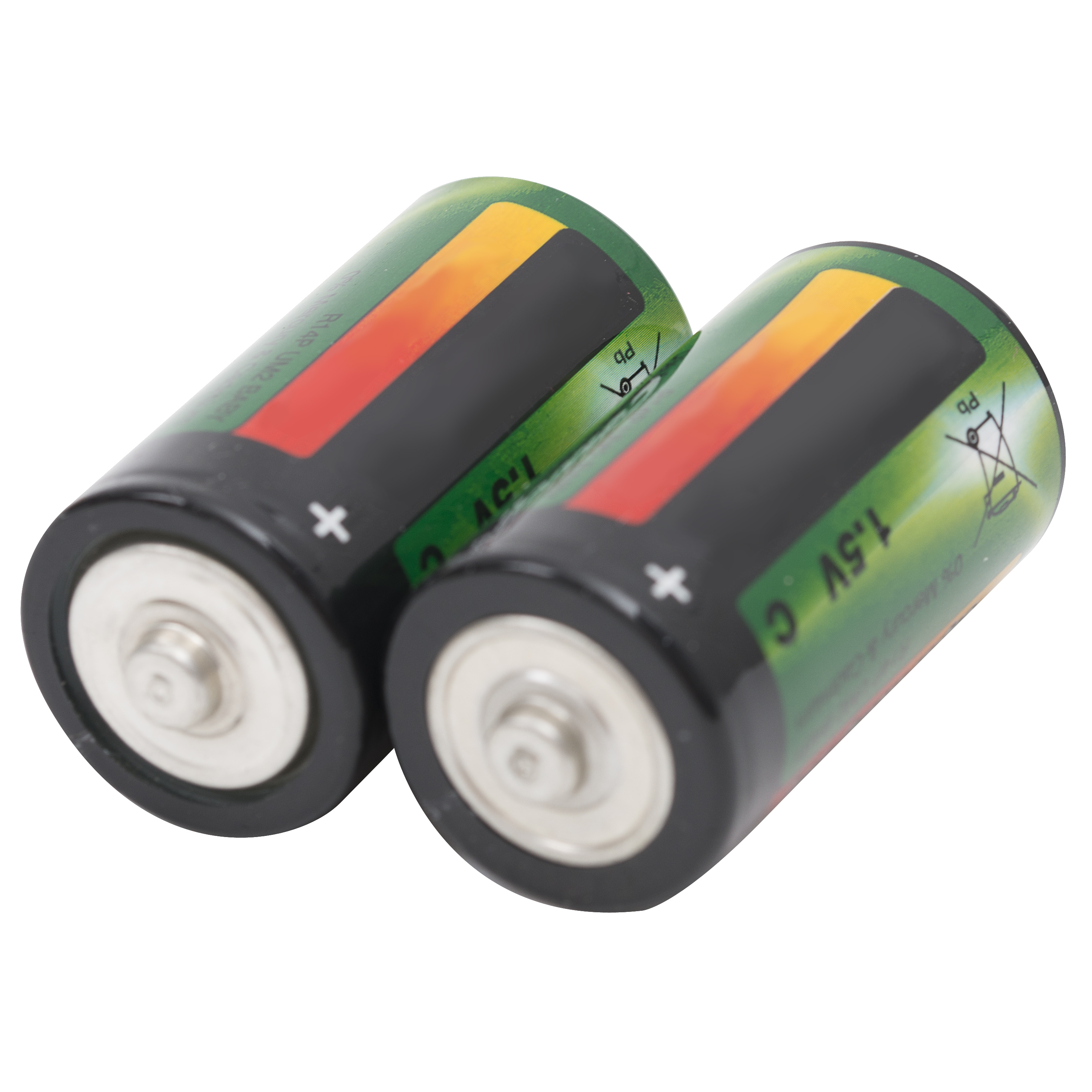 C-sized batteries, 2pcs C-sized batteries, 2pcs