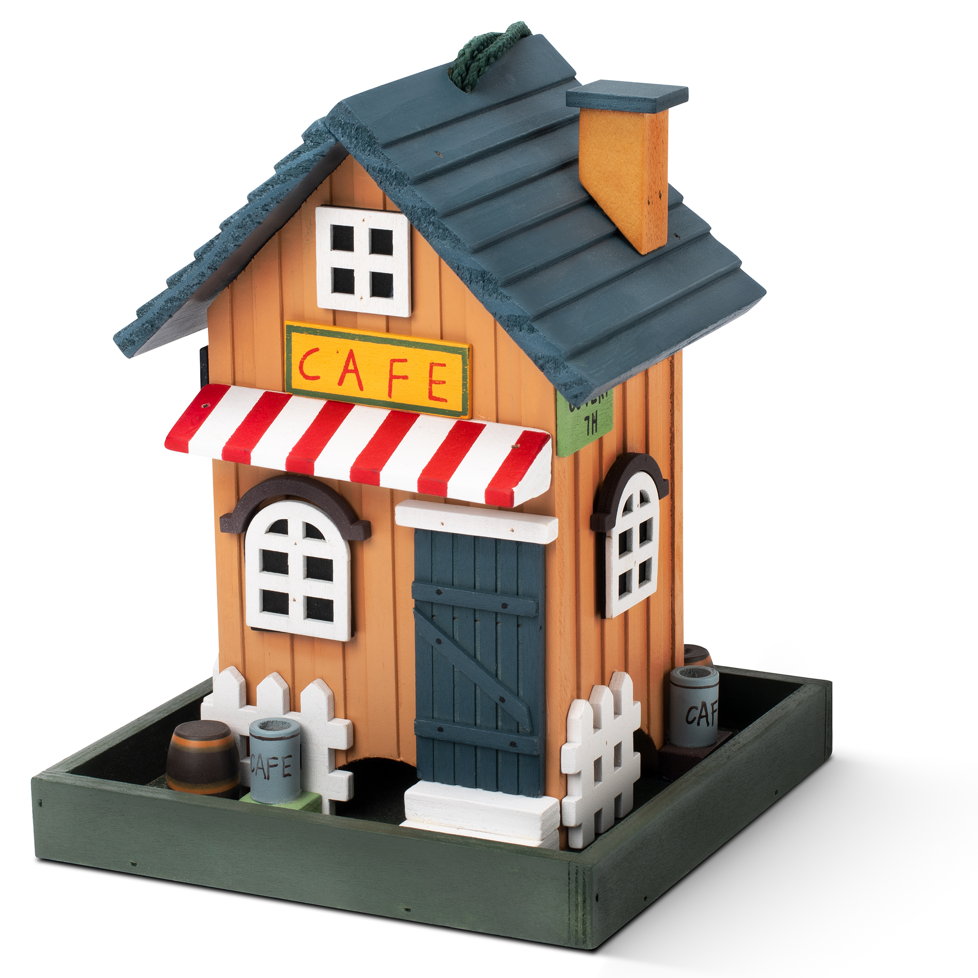 Vogel-Futterhaus Café | Silo-Bauweise | Deko-Vogelhaus Vogel-Futterhaus Café | Silo-Bauweise | Deko-Vogelhaus