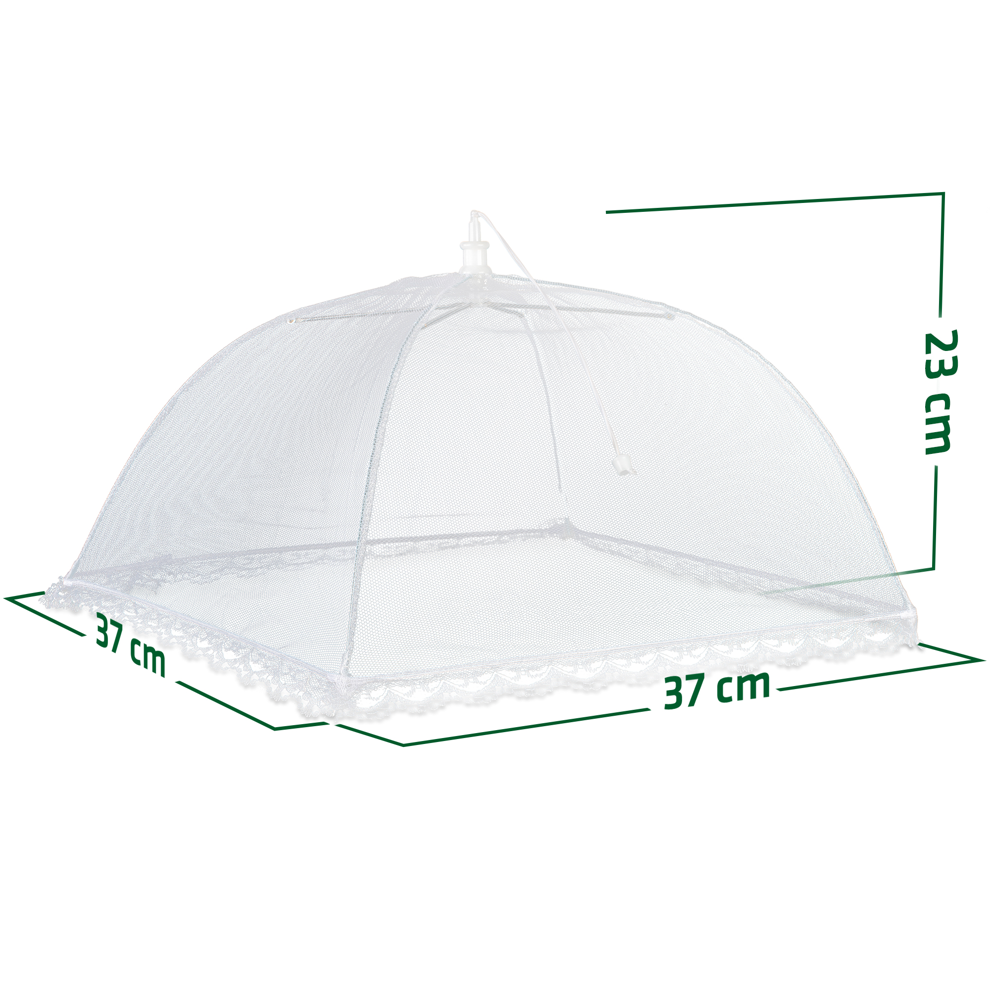 Fliegenhaube-masse-25400 Maße der Abdeckhaube