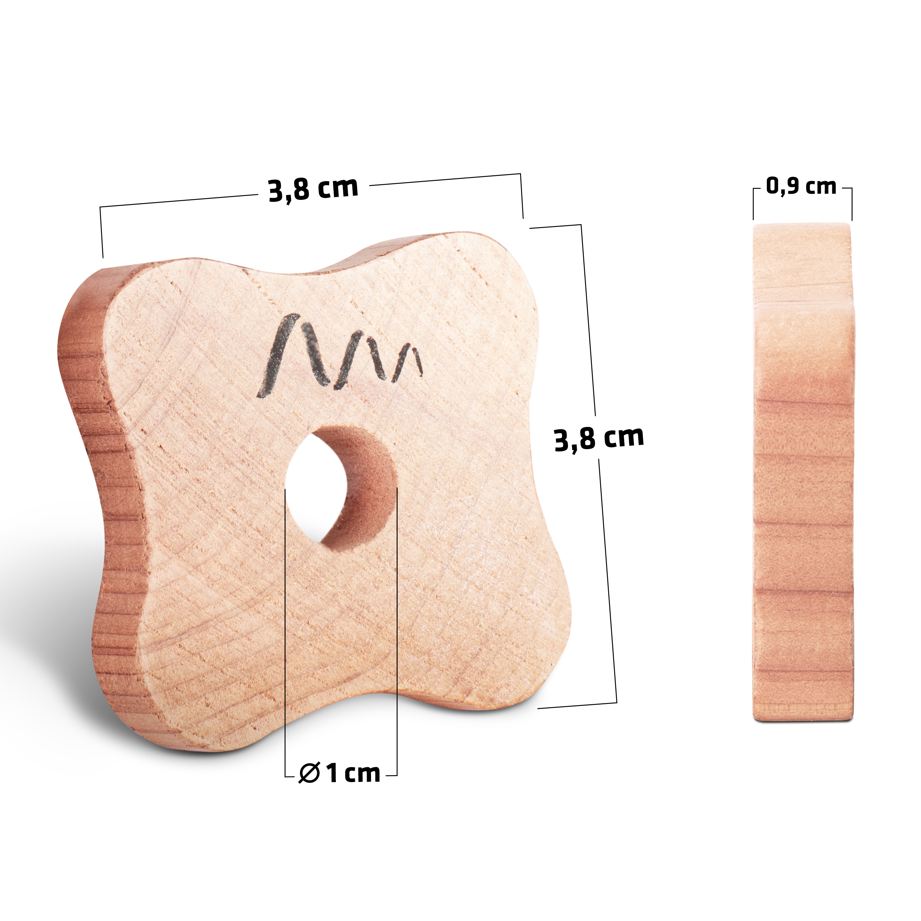 masse-mottenschutz-holz-6670412 Maße der Motten-Stopp-Ringe aus Zedernholz