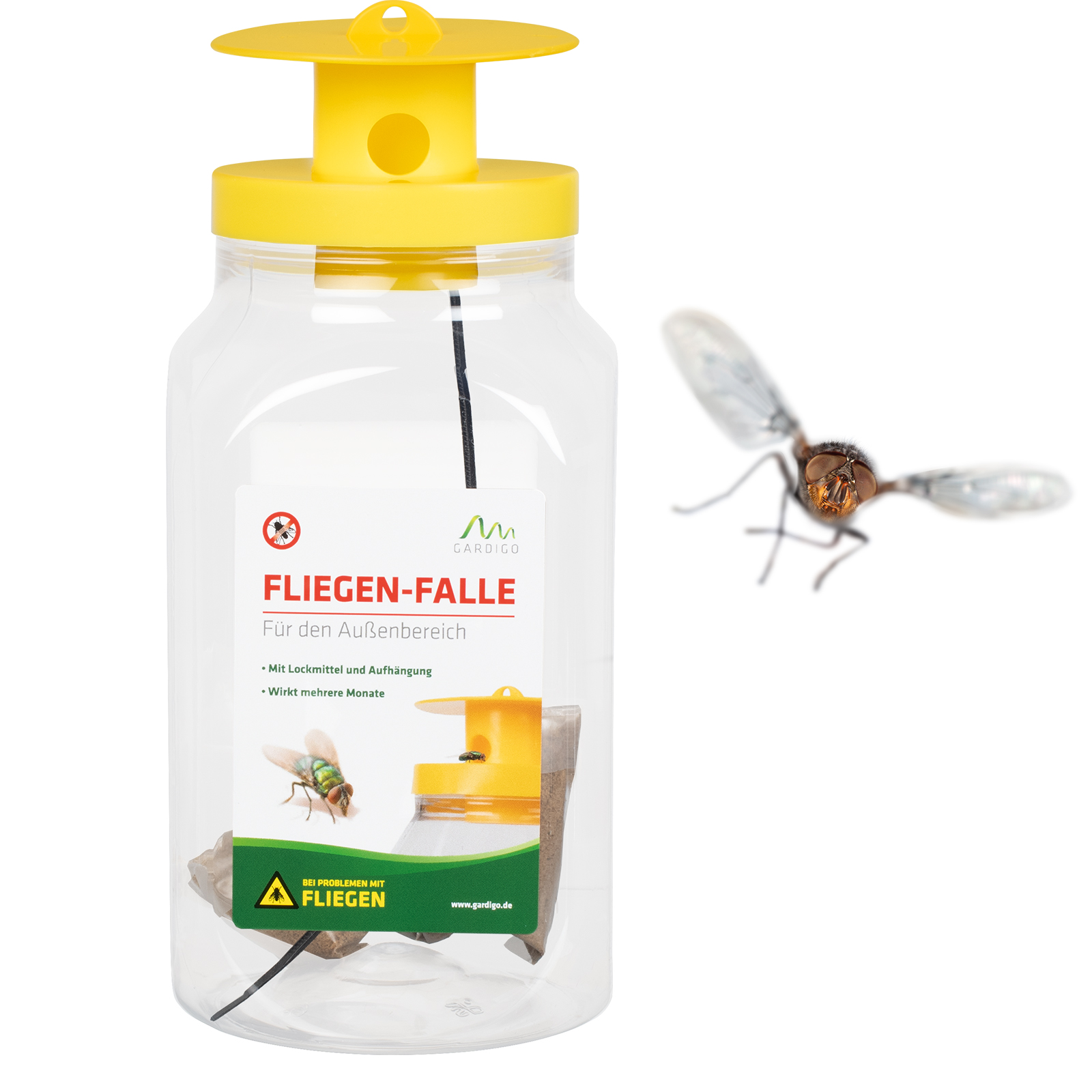 Monitoring Fliegen-Falle inklusive Kabelbinder zum Aufhängen. Monitoring Fliegen-Falle inklusive Kabelbinder zum Aufhängen.