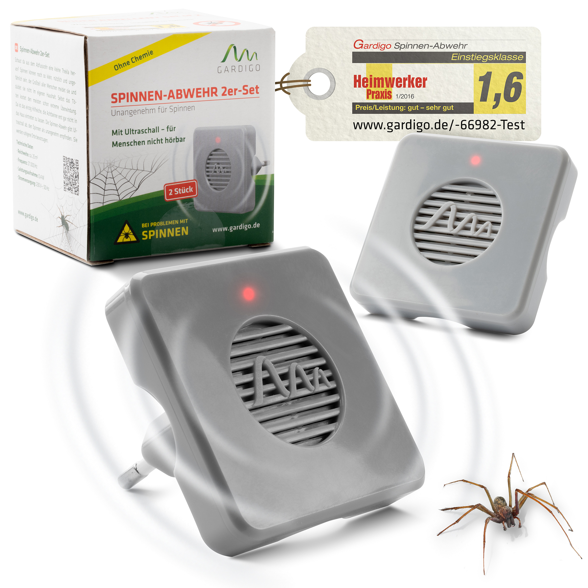 spinnen-abwehrstecker-669822-test Die Spinnenabwehr wurde erfolgreich getestet.