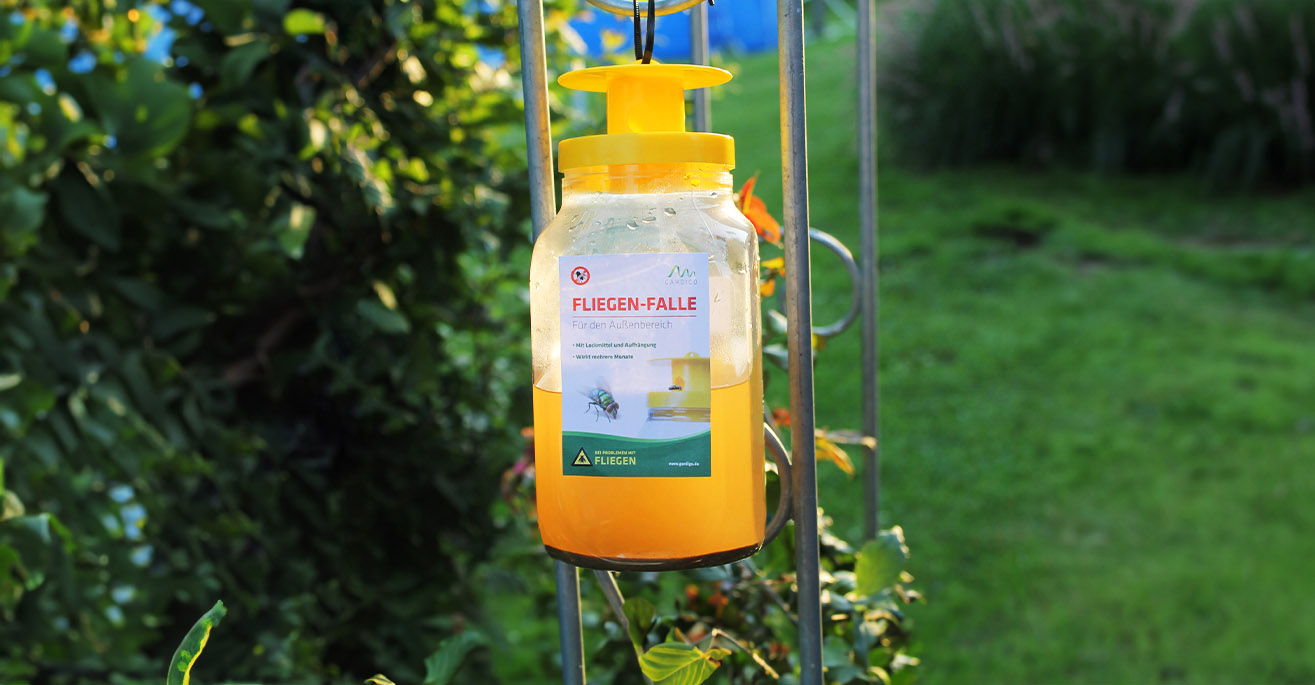 Fliegenfallen für draußen