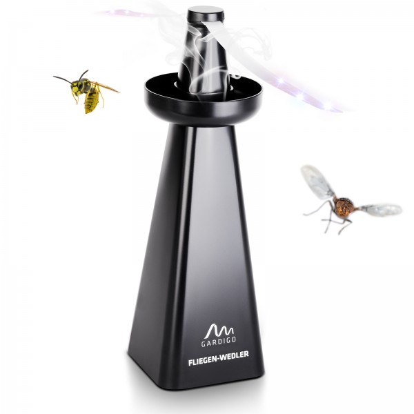 Fliegenwedler / Wespenverdufter – der einzigartige Wespenwedler mit Wespenverdufter-Schale von GARDIGO