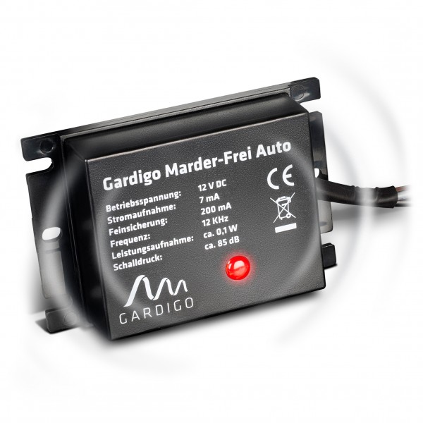 Marder-Frei Auto – Der Marderschutz für den Anschluss an der Autobatterie von Gardigo