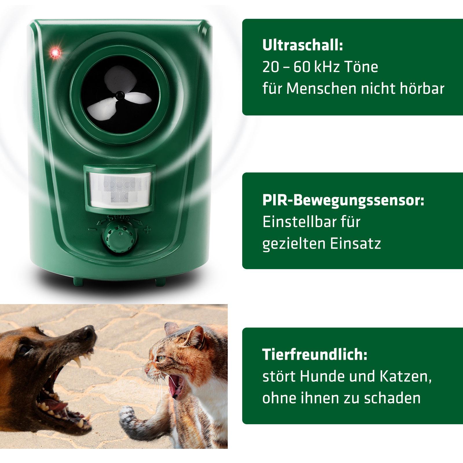 Ultraschall-Hunde- und Katzenschreck - Beckmann GmbH & Co. KG