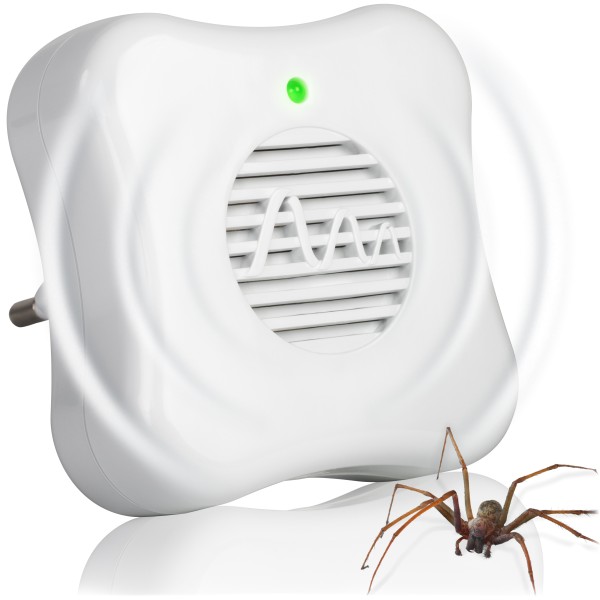 Spinnen-Feind – der Stecker gegen Spinne mit Ultraschall für die Steckdose von GARDIGO