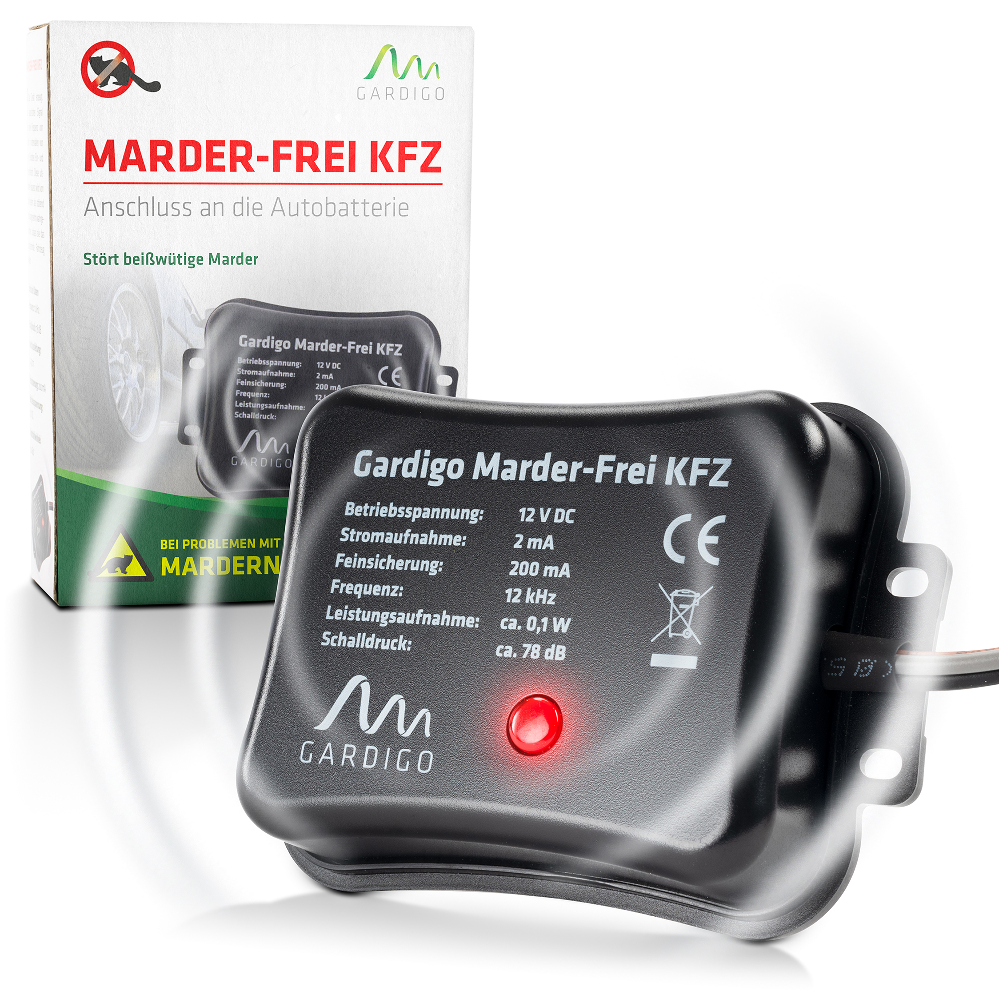 Gardigo Marder-Frei Auto 78405 Marderschutz Marderschreck Marder