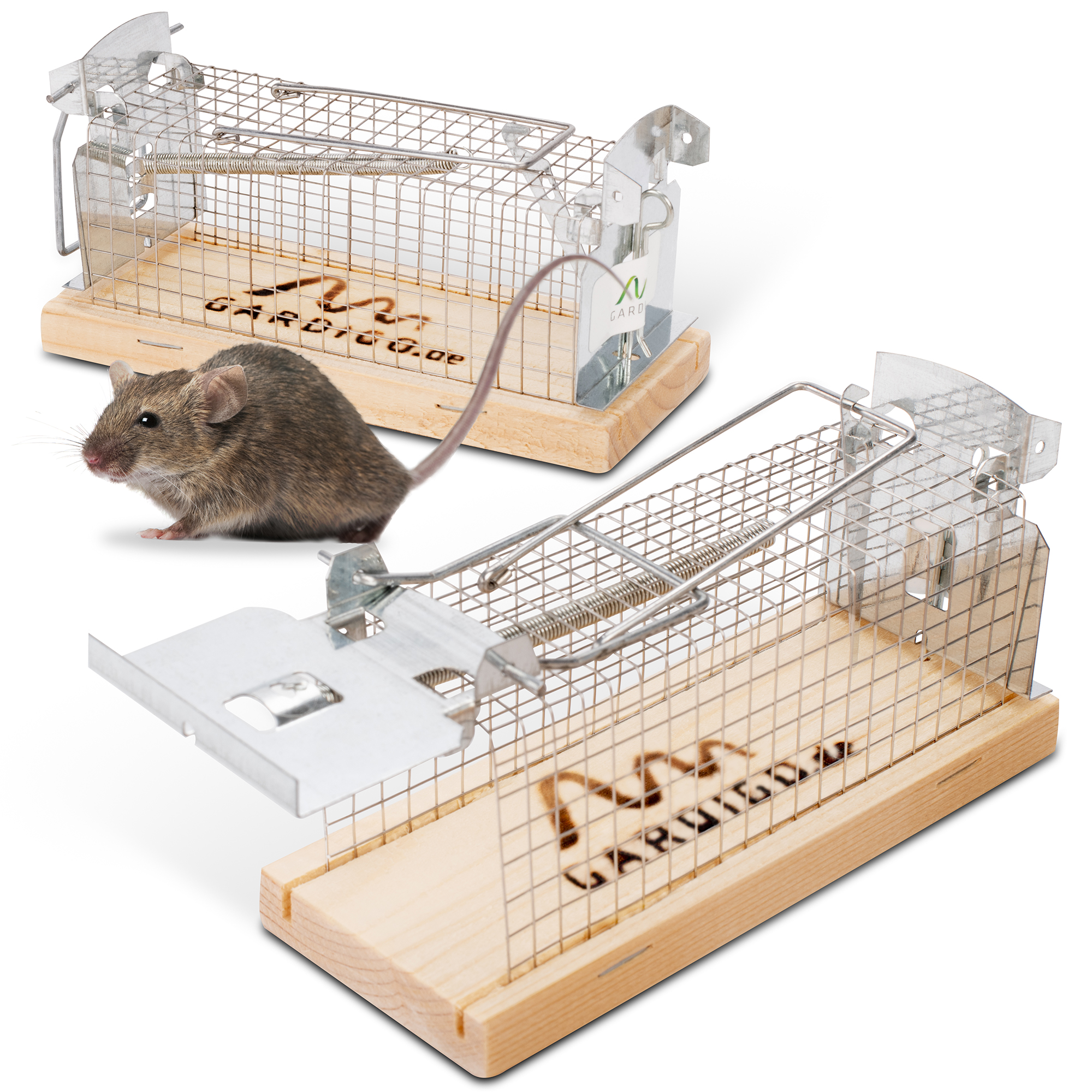 Lebendfalle für Mäuse aus Metall